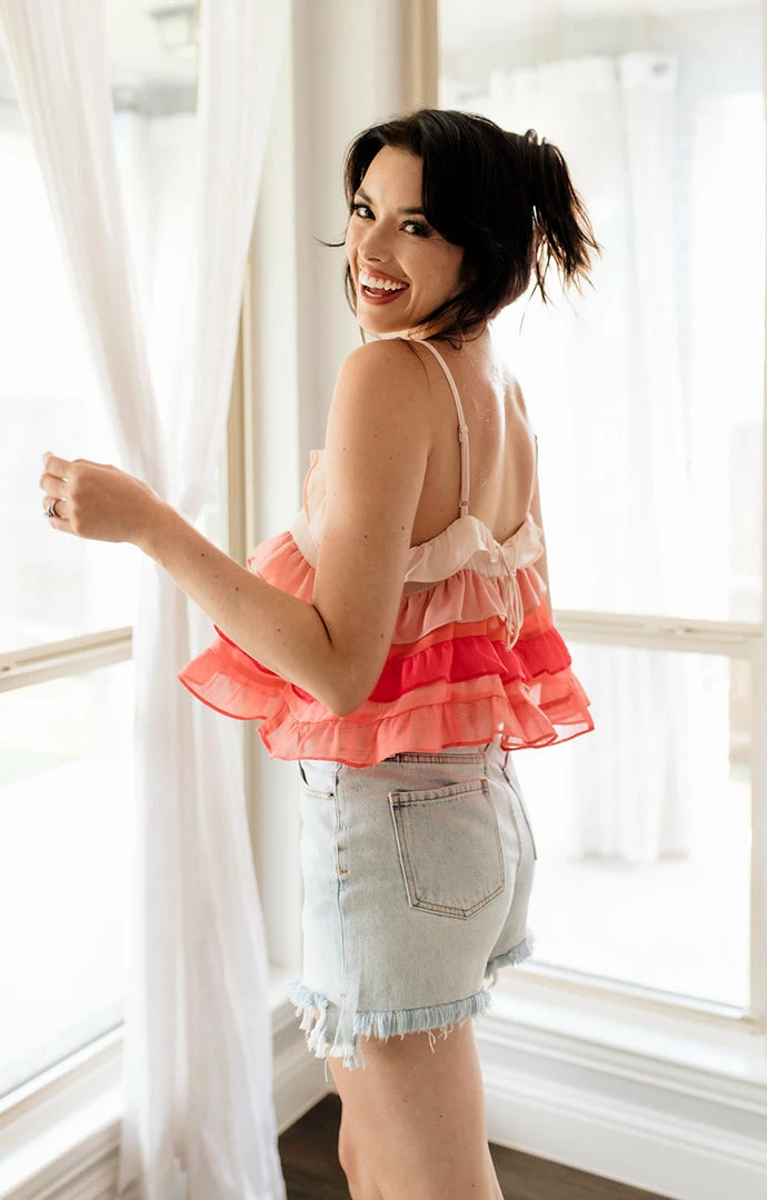 STORIA TOPS Vivid Ruffle Tiered Top 6 STORIA TOPS Vivid Ruffle Tiered Top