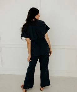 BT ROMPERS + JUMPSUITS Maisel Cotton Button Down Jumpsuit