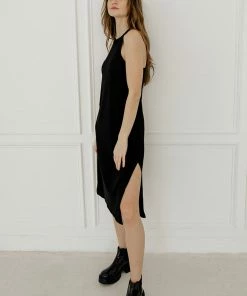BT Kaye Ribbed Racerback Tank Midi Dress - Black BUMP FRIENDLY 11 BT Kaye Ribbed Racerback Tank Midi Dress - Black BUMP FRIENDLY