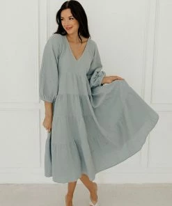 BT Coastal Breeze Cotton Midi Dress