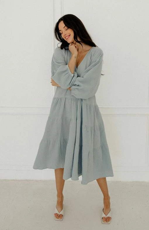 BT Coastal Breeze Cotton Midi Dress