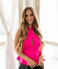 DO + BE COLLECTION TOPS Maisey Halter Neck Top