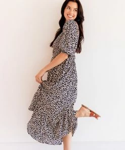 BT Alma Smocked Floral Maxi Dress