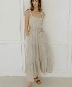 BT Celia Linen Open Back Midi Dress 18 BT Celia Linen Open Back Midi Dress