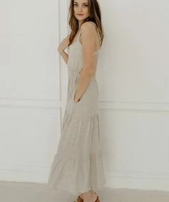 BT Celia Linen Open Back Midi Dress 20 BT Celia Linen Open Back Midi Dress