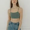 BT Halo Ribbed Seamless Bralette - Dark Sage SEAMLESS BASICS