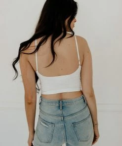 BT June Seamless Bralette - White CROP TOPS