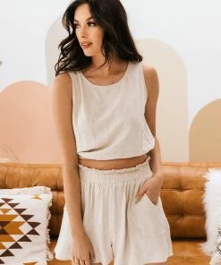 BT BEST SELLERS Camden Linen High Rise Shorts