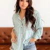 BT Vincent Striped Button Down Top TOPS