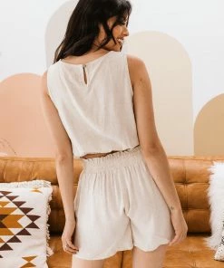 BT BEST SELLERS Camden Linen High Rise Shorts