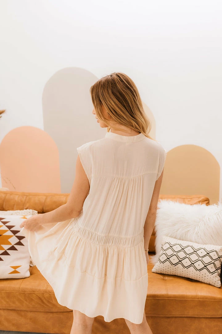 MUSTARD SEED Bora Bora Tiered Babydoll Dress 4 MUSTARD SEED Bora Bora Tiered Babydoll Dress