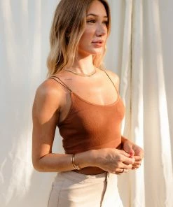 BT Double Strap Seamless Brami - Camel