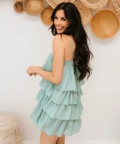 MUSTARD SEED Let It Be Ruffle Tiered Dress