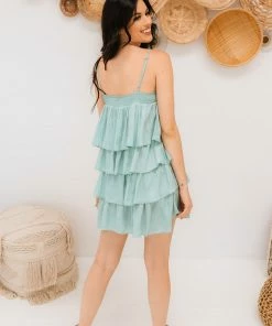 MUSTARD SEED Let It Be Ruffle Tiered Dress