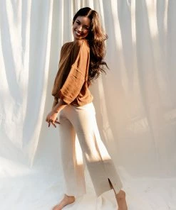 WL Nicole Wide Leg Knit Pants BOTTOMS