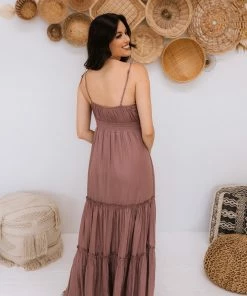 MUSTARD SEED Tru Pocketed Cutout Maxi Dress BUMP FRIENDLY