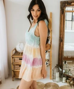 STORIA Cakewalk Tie Dye Tiered Romper RESORT READY 7 STORIA Cakewalk Tie Dye Tiered Romper RESORT READY