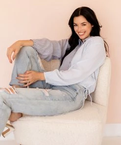 BT Split Decision Button Down Blouse TOPS 12 BT Split Decision Button Down Blouse TOPS