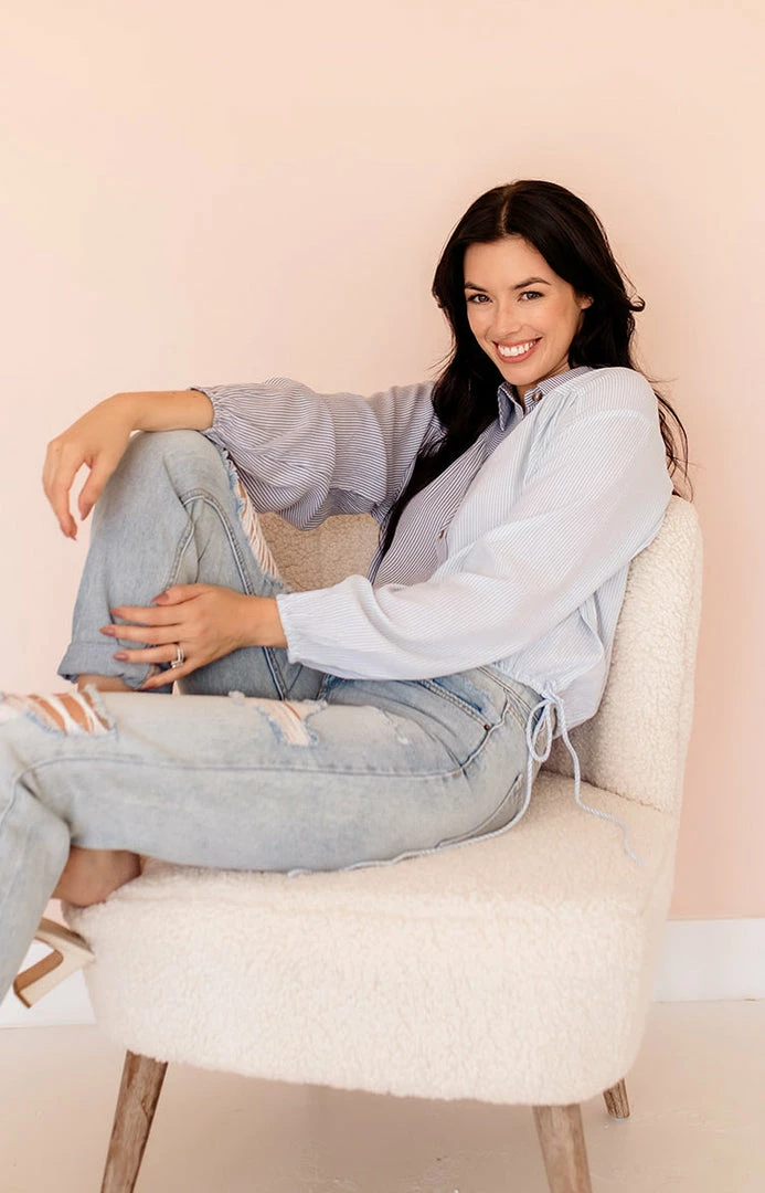 BT Split Decision Button Down Blouse TOPS 5 BT Split Decision Button Down Blouse TOPS