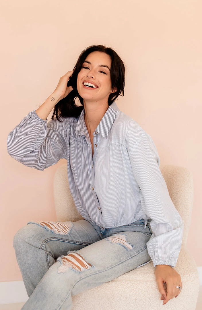 BT Split Decision Button Down Blouse TOPS 3 BT Split Decision Button Down Blouse TOPS