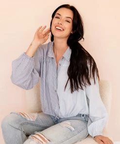 BT Split Decision Button Down Blouse TOPS 13 BT Split Decision Button Down Blouse TOPS