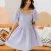 MITTOSHOP DRESSES Riggs Smocked Textured Dress