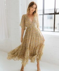 STORIA Shelby Floral Tiered Maxi Dress
