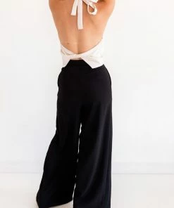 BT Marleigh Wide Leg Trousers- Black BEST SELLERS