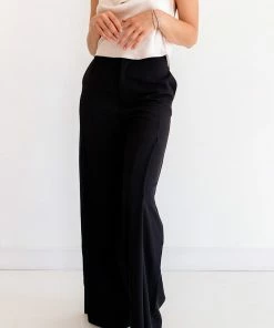 BT Marleigh Wide Leg Trousers- Black BEST SELLERS