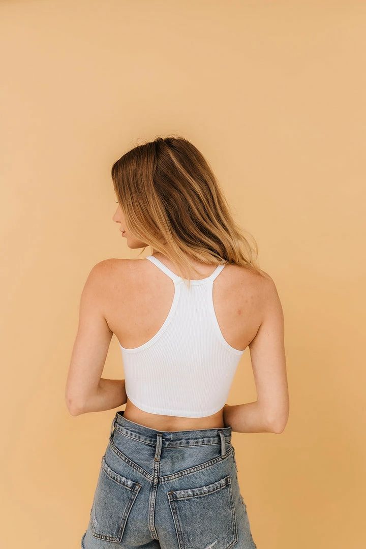 BT Tammy Ribbed Racerback Brami - White BEST SELLERS 11 BT Tammy Ribbed Racerback Brami - White BEST SELLERS