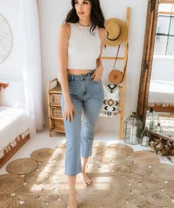 WL Mila High Rise Crop Denim
