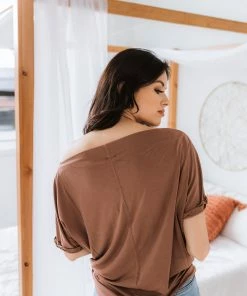 WL TOPS Zuzu Off The Shoulder Top - Burl Wood 10 WL TOPS Zuzu Off The Shoulder Top - Burl Wood