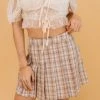 MABLE Sammy Plaid Tennis Skirt