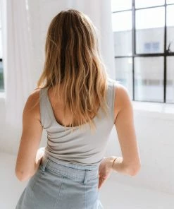 BT BUMP FRIENDLY Seamless Reversible Tank - Pewter