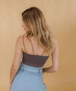 BT Double Strap Seamless Brami - Graphite