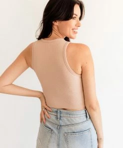 BT TOPS Headstart Seamless Textured Crop Top- Rose