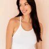 BT Tammy Ribbed Racerback Brami - White BEST SELLERS