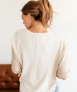 BT Alec Contrast Button Down Top TOPS