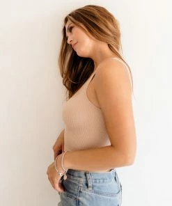 BT Bri Square Neck Ribbed Brami - Shadow Rose 13 BT Bri Square Neck Ribbed Brami - Shadow Rose