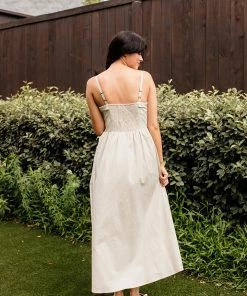 BT Porter Linen Gathered Pocketed Midi Dress 17 BT Porter Linen Gathered Pocketed Midi Dress