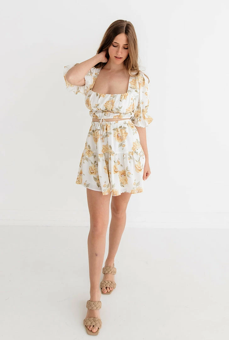 ONE & ONLY COLLECTIVE Willow Floral Crop Top MATCHING SETS 7 ONE & ONLY COLLECTIVE Willow Floral Crop Top MATCHING SETS