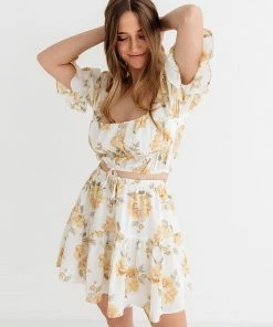 ONE & ONLY COLLECTIVE Willow Floral Crop Top MATCHING SETS 17 ONE & ONLY COLLECTIVE Willow Floral Crop Top MATCHING SETS