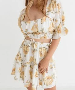 ONE & ONLY COLLECTIVE Willow Floral Crop Top MATCHING SETS 15 ONE & ONLY COLLECTIVE Willow Floral Crop Top MATCHING SETS