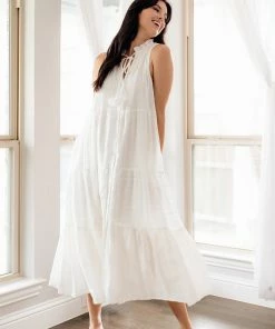 BT Willa Ruffle Tiered Midi Dress