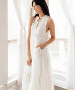 BT Willa Ruffle Tiered Midi Dress