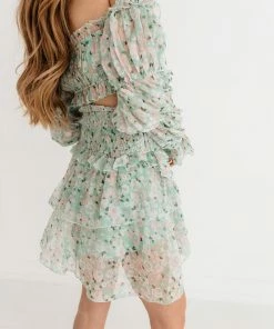 ONE & ONLY COLLECTIVE MATCHING SETS Paxton Floral Ruffle Mini Skirt