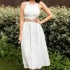 BT Katerina Cotton Cut Out Midi Dress BRIDAL