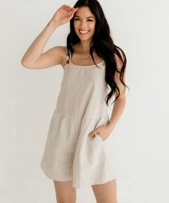 BT Nola Linen Blend Striped Romper ROMPERS + JUMPSUITS 13 BT Nola Linen Blend Striped Romper ROMPERS + JUMPSUITS