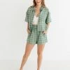 LE LIS MATCHING SETS Ryan Checkered High Rise Shorts 2 LE LIS MATCHING SETS Ryan Checkered High Rise Shorts