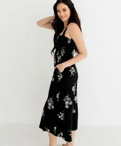 BT Fairview Floral Smocked Jumpsuit